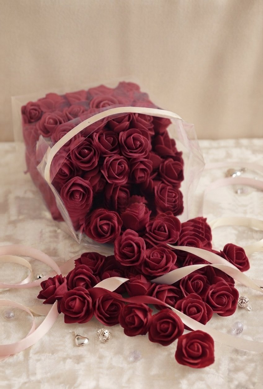 Foam flowers 🌹